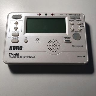 コルグ(KORG)のKORG TM-50 ホワイト チューナー メトローム(その他)