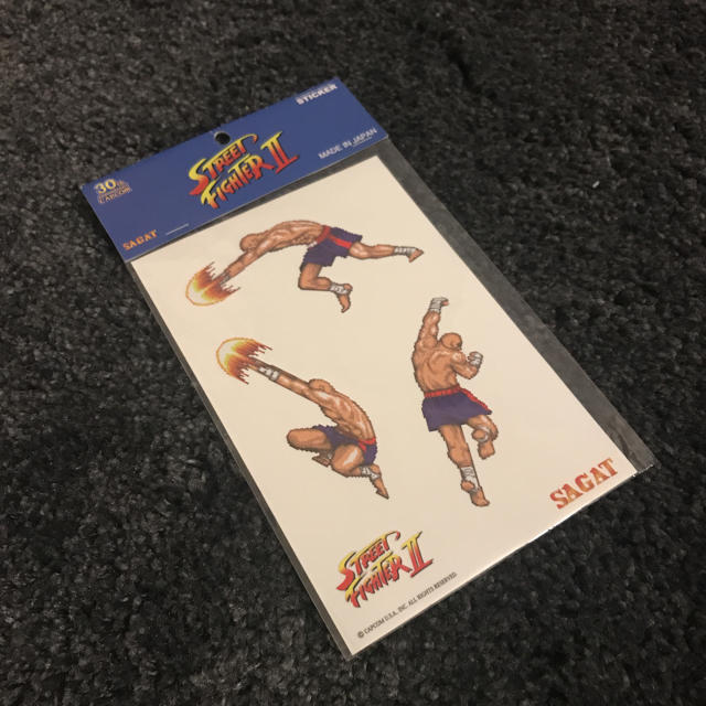 CAPCOM(カプコン)のストリートファイター ステッカー エンタメ/ホビーのゲームソフト/ゲーム機本体(その他)の商品写真