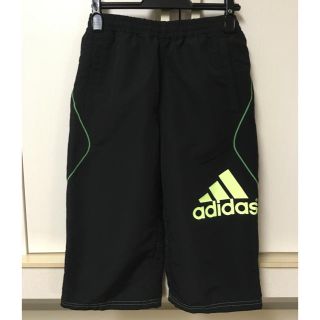 アディダス(adidas)の美品◎adidas◎防寒 クウォーターパンツ 150cm アディダス ジャージ(パンツ/スパッツ)