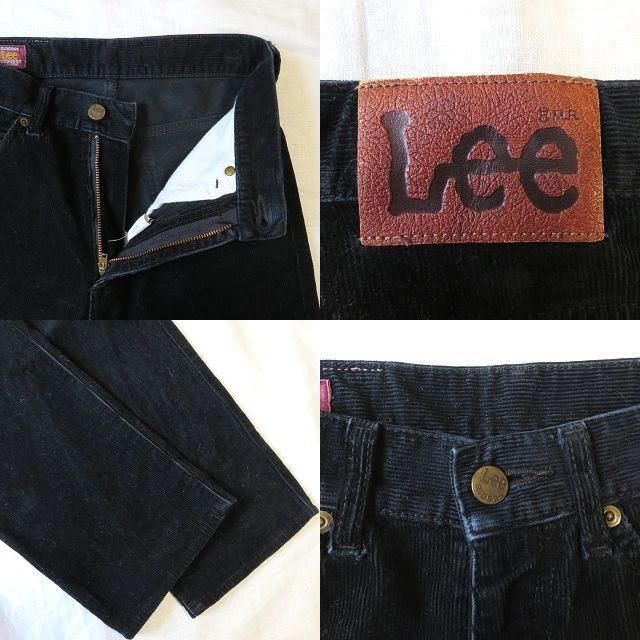 Lee(リー)のLee コーデュロイパンツ 黒 ハイウエスト 古着 レディース vintage レディースのパンツ(カジュアルパンツ)の商品写真