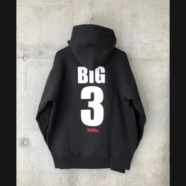 HOODIE BIG3 BLACK