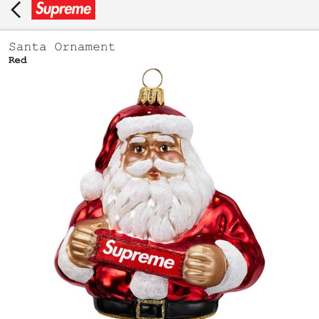 supreme Santa ornament