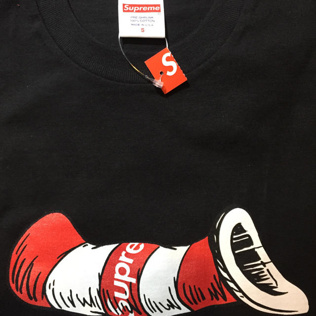 【黒S】supreme Cat in the Hat Tee Tシャツトップス