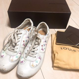 ルイヴィトン(LOUIS VUITTON)のルイヴィトン マルチカラー スニーカー★24センチ(スニーカー)