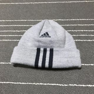 アディダス(adidas)のadidas ニット帽 フリース 冬用 キッズ 子供用(帽子)