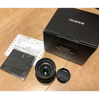 フジフイルム(富士フイルム)の値下げ 新品同様 XF35mm F2 R WR  日本製 43mmフィルター付(レンズ(単焦点))