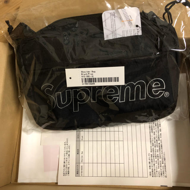 新品未使用 Supreme 2018 fw Shoulder bag BLACK