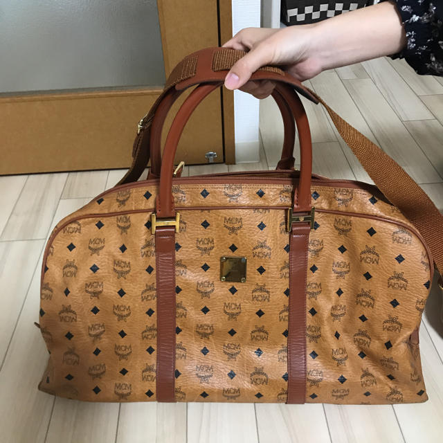 美品 MCM ボストンバッグ ハンドバッグ ショルダーバッグ  2way