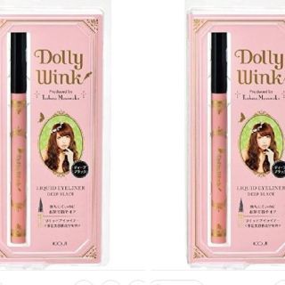 ドーリーウィンク(Dolly wink)のドーリーウインク　リキッドアイライナー ディープブラック2本セット(アイライナー)