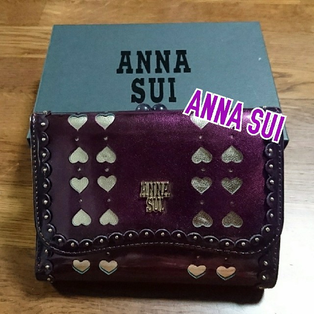 ANNA SUI(アナスイ)の超美品ANNA SUI折りたたみがま口財布 レディースのファッション小物(財布)の商品写真