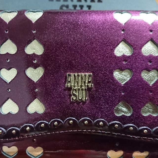 ANNA SUI(アナスイ)の超美品ANNA SUI折りたたみがま口財布 レディースのファッション小物(財布)の商品写真