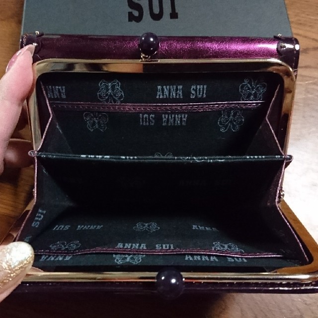ANNA SUI(アナスイ)の超美品ANNA SUI折りたたみがま口財布 レディースのファッション小物(財布)の商品写真