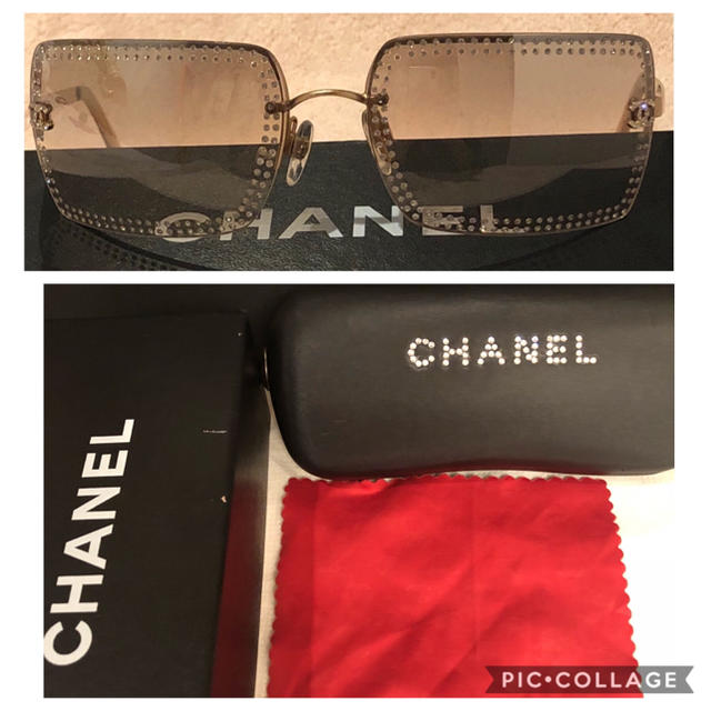 CHANEL(シャネル)のCHANEL スワロフスキー レディースのファッション小物(サングラス/メガネ)の商品写真