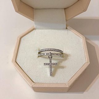 フォリフォリ(Folli Follie)のフォリフォリ  18KWG ダイヤ0.19ct リング 10号(リング(指輪))