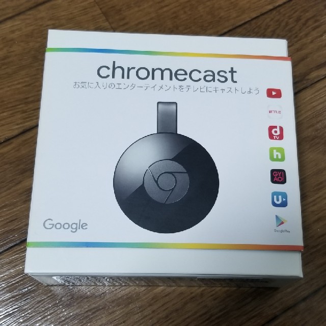 CHROME(クローム)のGoogle Chromecast クロームキャスト スマホ/家電/カメラのテレビ/映像機器(テレビ)の商品写真