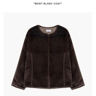 オオトロ(OHOTORO)のMONT BLANC COAT  (dark blown)(毛皮/ファーコート)