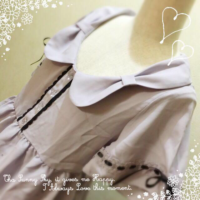 axes femme(アクシーズファム)のメルヘン柄♡ラベンダーカラーブラウス レディースのトップス(シャツ/ブラウス(長袖/七分))の商品写真