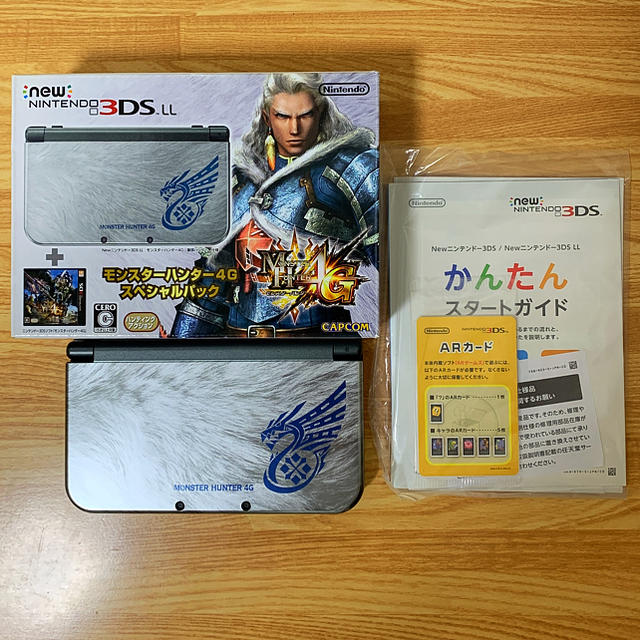 【美品】Newニンテンドー3DS LL モンスターハンター4Gスペシャルパック