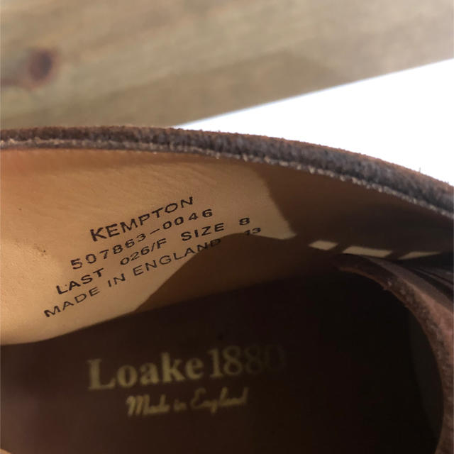 Loake(ローク)のLoake KEMPTON スエード チャッカブーツ メンズの靴/シューズ(ドレス/ビジネス)の商品写真