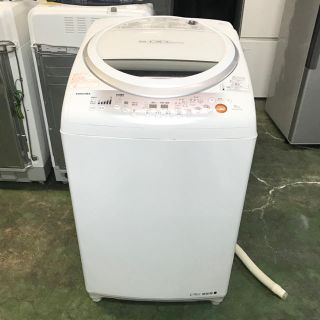 トウシバ(東芝)のmiyoko様専用⭐️TOSHIBA⭐️全自動洗濯機 8kg 温風乾燥 美品(洗濯機)