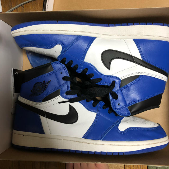 NIKE(ナイキ)の美品 エアジョーダン1  ゲームロイヤル  aj1 GAME ROYAL メンズの靴/シューズ(スニーカー)の商品写真