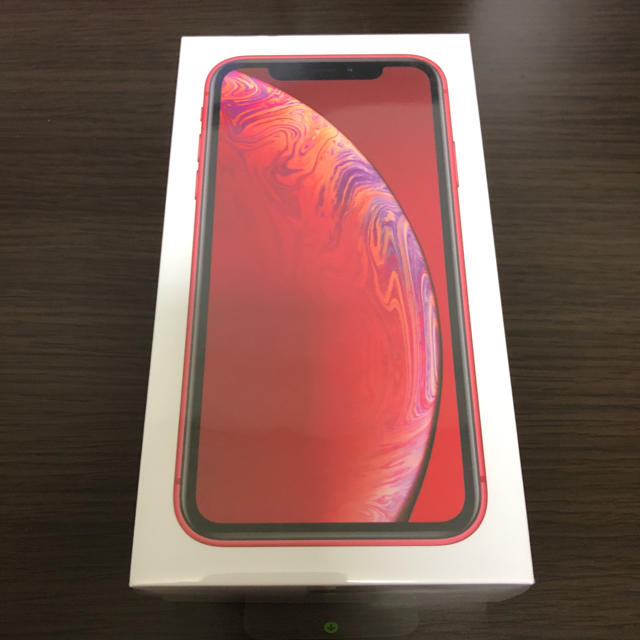 iPhone(アイフォーン)のiPhone XR 128G Red【新品未開封】 スマホ/家電/カメラのスマートフォン/携帯電話(スマートフォン本体)の商品写真