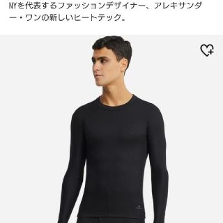 ユニクロ(UNIQLO)の2枚セット アレキサンダーワン ヒートテック(Tシャツ/カットソー(七分/長袖))