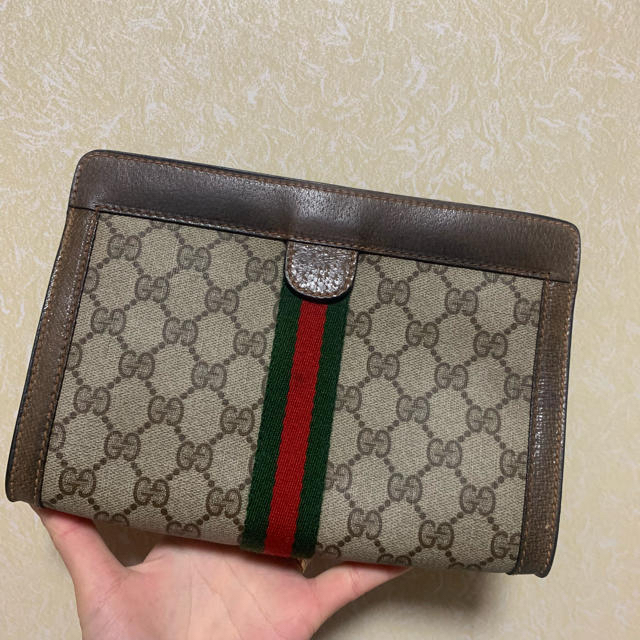 Gucci(グッチ)の【希少】 OLD GUCCI オールドグッチ セカンド クラッチバッグ ポーチ  レディースのバッグ(クラッチバッグ)の商品写真