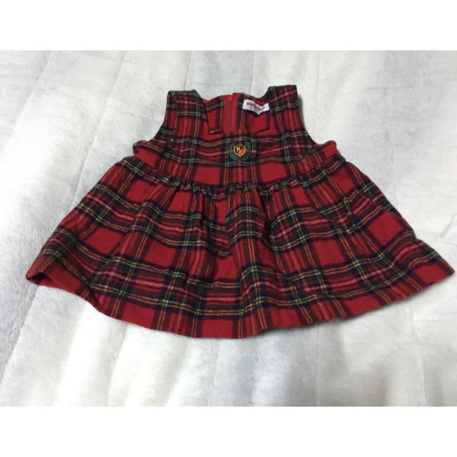 mikihouse(ミキハウス)のミキハウス  80 冬ワンピース キッズ/ベビー/マタニティのベビー服(~85cm)(ワンピース)の商品写真