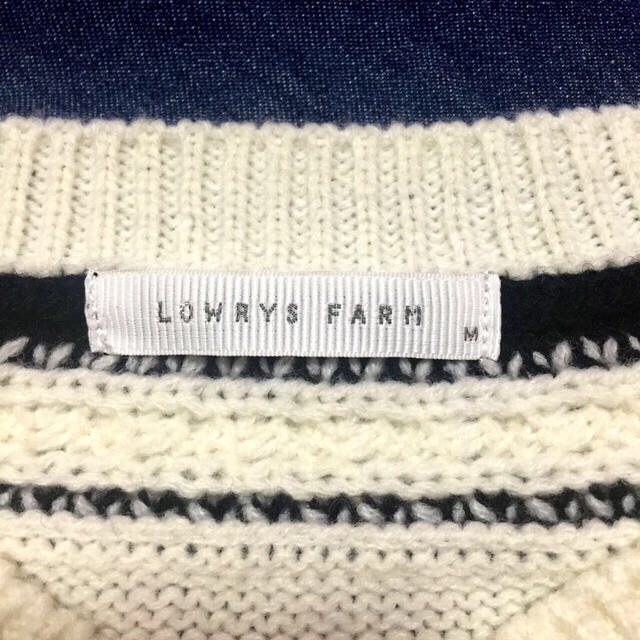 LOWRYS FARM(ローリーズファーム)のチルデンケーブルニット レディースのトップス(ニット/セーター)の商品写真