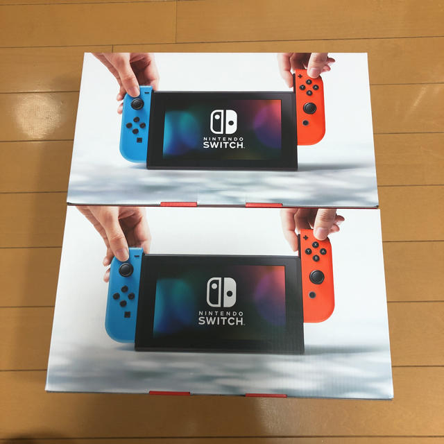 Nintendo Switch(ニンテンドースイッチ)のNintendo Switch 新品 未使用 2台 エンタメ/ホビーのゲームソフト/ゲーム機本体(家庭用ゲーム機本体)の商品写真