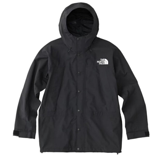 BKブラック黒THE NORTH FACE MOUNTAIN LIGHT JACKET 黒