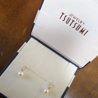 ジュエリーツツミ(JEWELRY TSUTSUMI)のジュエリー ツツミ K18 YG 淡水パール ピアス(ピアス)