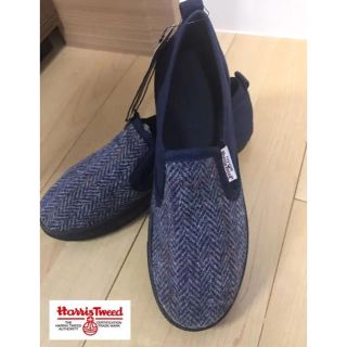 ハリスツイード(Harris Tweed)のハリスツイード　スリッポン　スニーカー(スリッポン/モカシン)