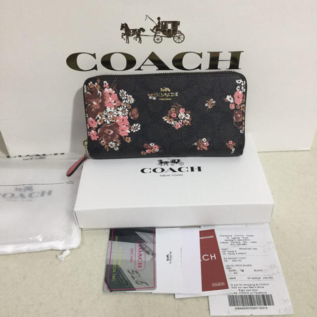 COACH(コーチ)のCOACH  コーチ 長財布 定番人気 新品正規品 レディースのファッション小物(財布)の商品写真