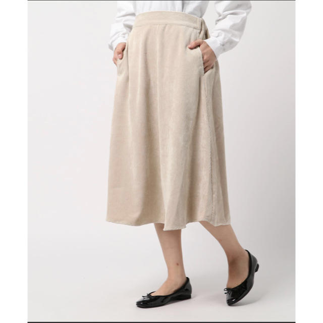 ehka sopo(エヘカソポ)のコーデュロイスカート レディースのスカート(ひざ丈スカート)の商品写真