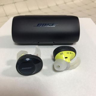 ボーズ(BOSE)のBOSE SOUNDSPORT FREE（ミッドナイトブルー）☆美品☆(ヘッドフォン/イヤフォン)