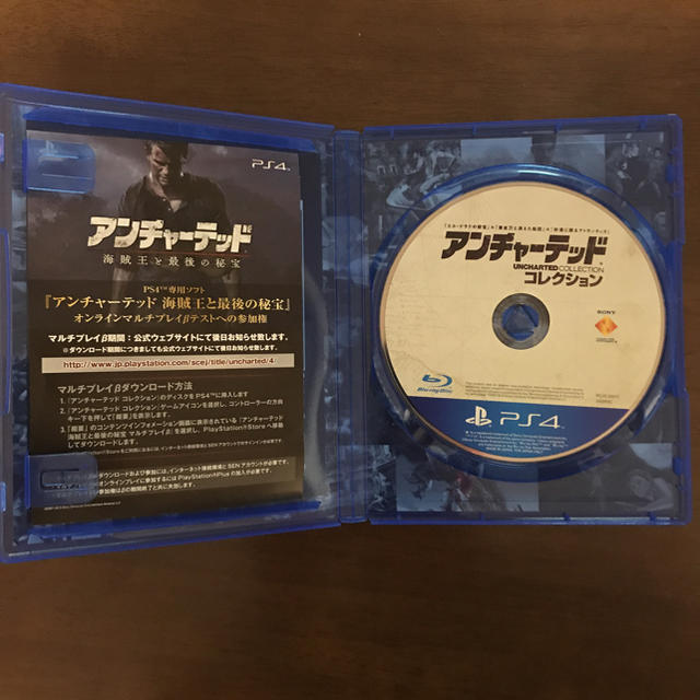 PlayStation4(プレイステーション4)のPS4 アンチャーテッド コレクション エンタメ/ホビーのゲームソフト/ゲーム機本体(家庭用ゲームソフト)の商品写真