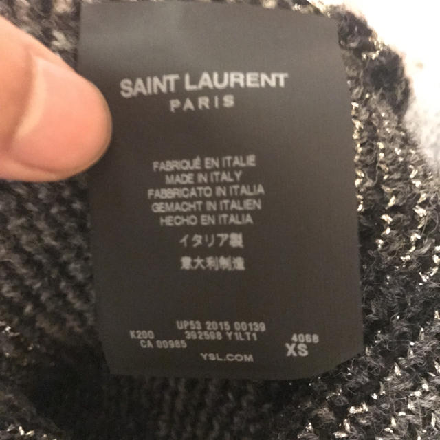 Saint Laurent(サンローラン)のサンローランパリ ジオメトリックニット 15aw saintlaurent  メンズのトップス(ニット/セーター)の商品写真