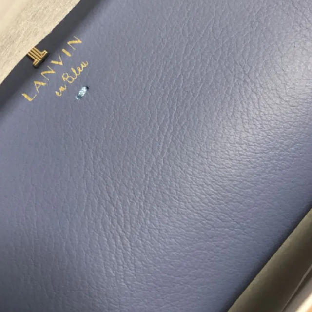 LANVIN en Bleu(ランバンオンブルー)のは様専用 ランバンオンブルーがま口財布 ブルー レディースのファッション小物(財布)の商品写真