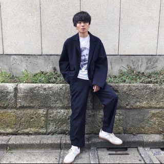 アンユーズド(UNUSED)のURU 18aw Cotton 1tuck slacks(スラックス)