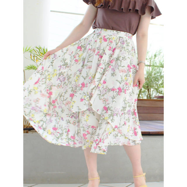 MISCH MASCH(ミッシュマッシュ)のミッシュマッシュ 花柄スカート レディースのスカート(ロングスカート)の商品写真