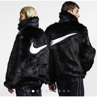 アンブッシュ(AMBUSH)のNIKE ×Ambush フェイクファーコート(毛皮/ファーコート)