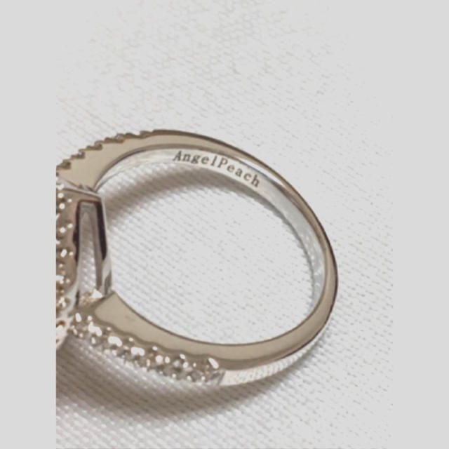 人工ダイヤモンド ハートシェイプ  リング 7号 レディースのアクセサリー(リング(指輪))の商品写真