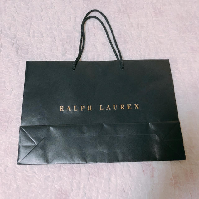 POLO RALPH LAUREN(ポロラルフローレン)のラルフローレン 紙袋 ショッパー 手提げ袋 ネイビー 紺色 レディースのバッグ(ショップ袋)の商品写真