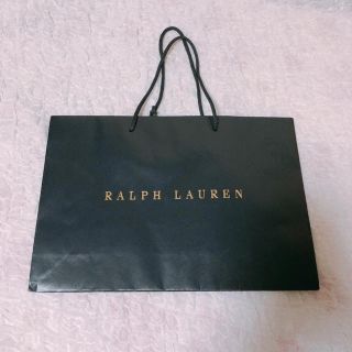 ポロラルフローレン(POLO RALPH LAUREN)のラルフローレン 紙袋 ショッパー 手提げ袋 ネイビー 紺色(ショップ袋)