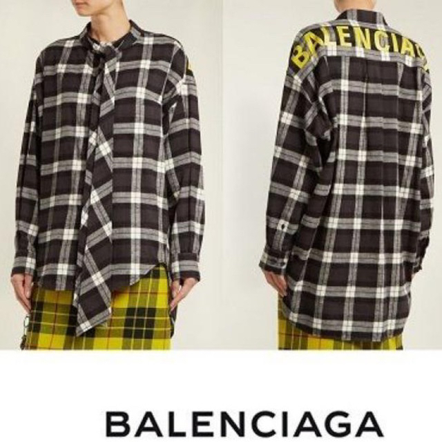 ともちゃん専用BALENCIAGA バレンシアガ スウィングシャツ ロゴ - 0