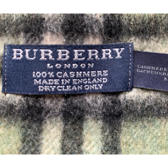 BURBERRY(バーバリー)のBURBERRY   カシミヤ100%マフラー  美品 レディースのファッション小物(マフラー/ショール)の商品写真