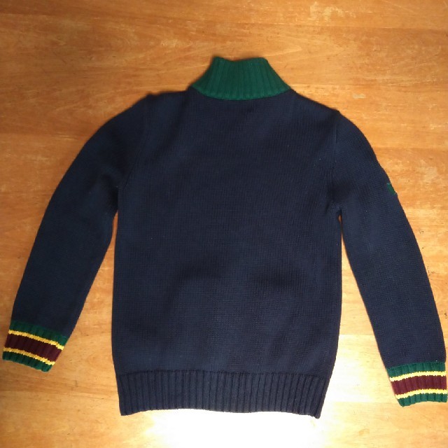 POLO RALPH LAUREN(ポロラルフローレン)のラルフキッズ130　ジップカーディガン キッズ/ベビー/マタニティのキッズ服男の子用(90cm~)(カーディガン)の商品写真