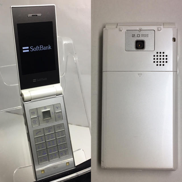 SAMSUNG(サムスン)のSoftBank  740SC ホワイト スマホ/家電/カメラのスマートフォン/携帯電話(携帯電話本体)の商品写真